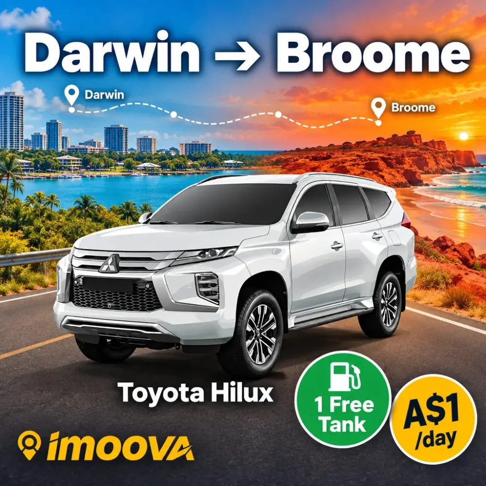Toyota Hilux relocation from Darwin to Broome