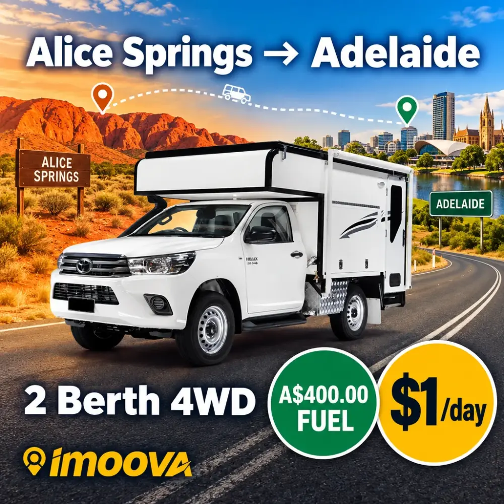 2 Berth 4WD relocation from Alice Springs to Adelaide