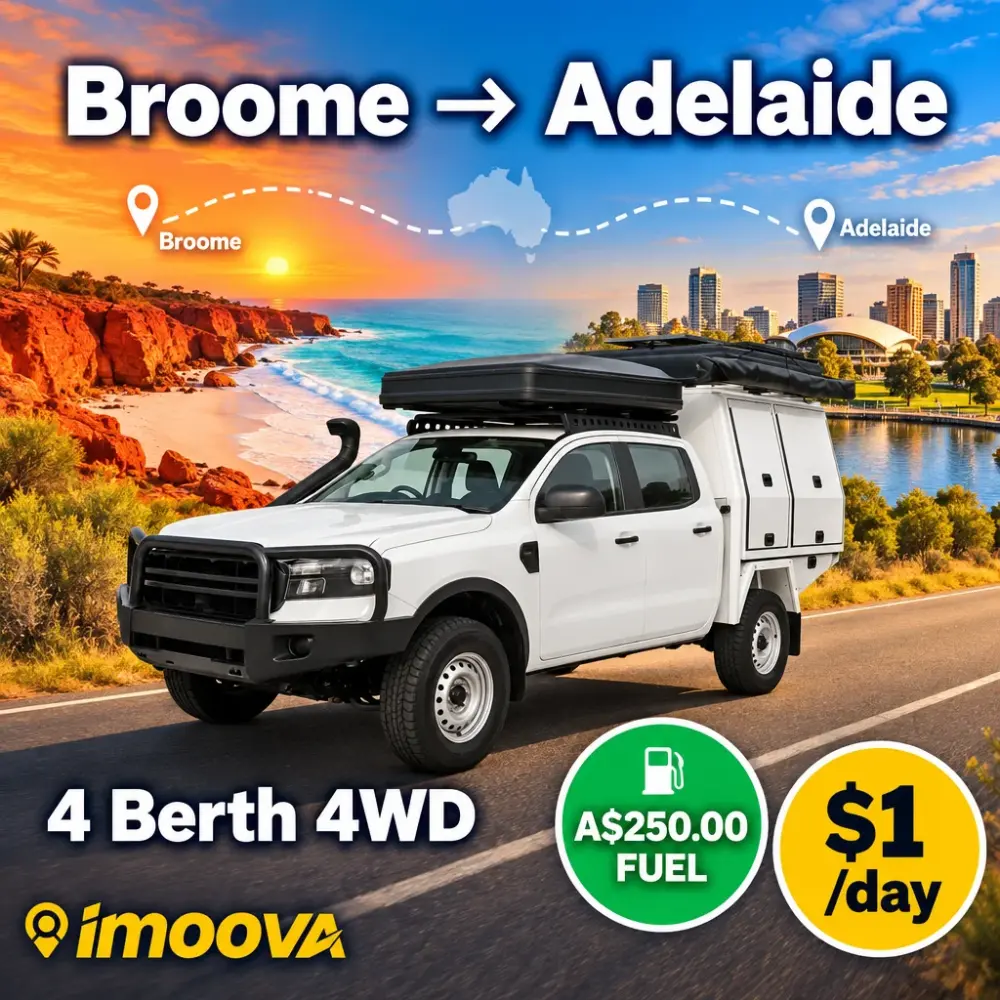 4 Berth 4WD - Broome to Adelaide