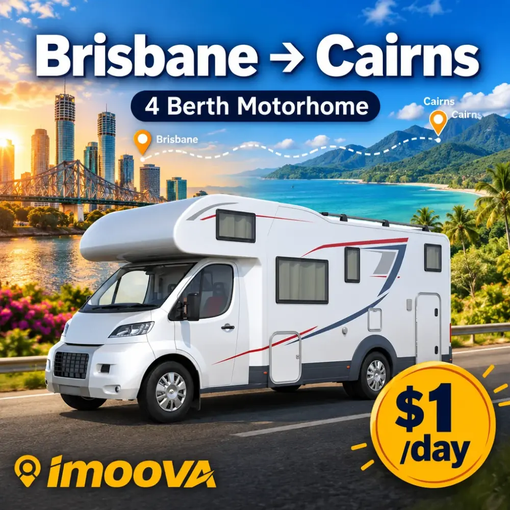 4 Berth Motorhome relocation from Brisbane to Cairns