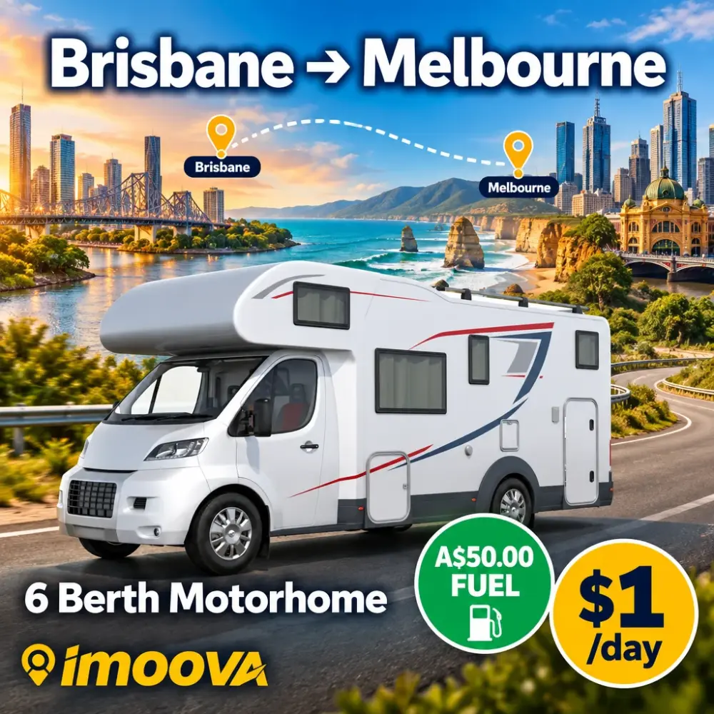 6 Berth Motorhome relocation from Brisbane to Melbourne