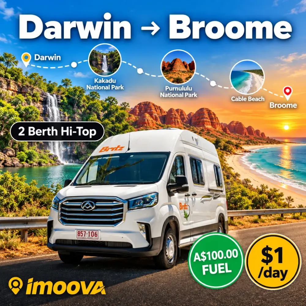 2 Berth Hi-Top relocation from Darwin to Broome