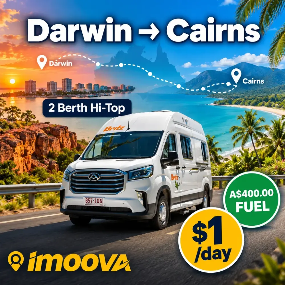 2 Berth Hi-Top relocation from Darwin to Cairns