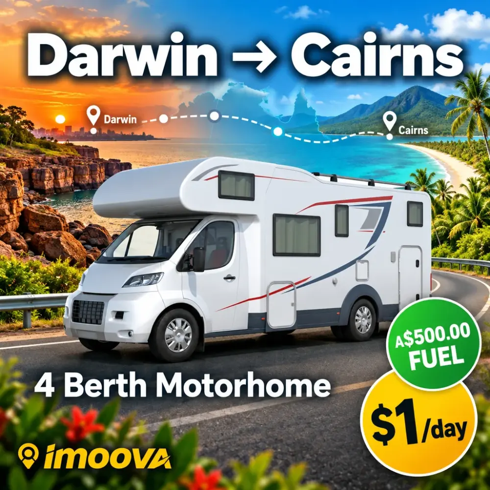 4 Berth Motorhome relocation from Darwin to Cairns