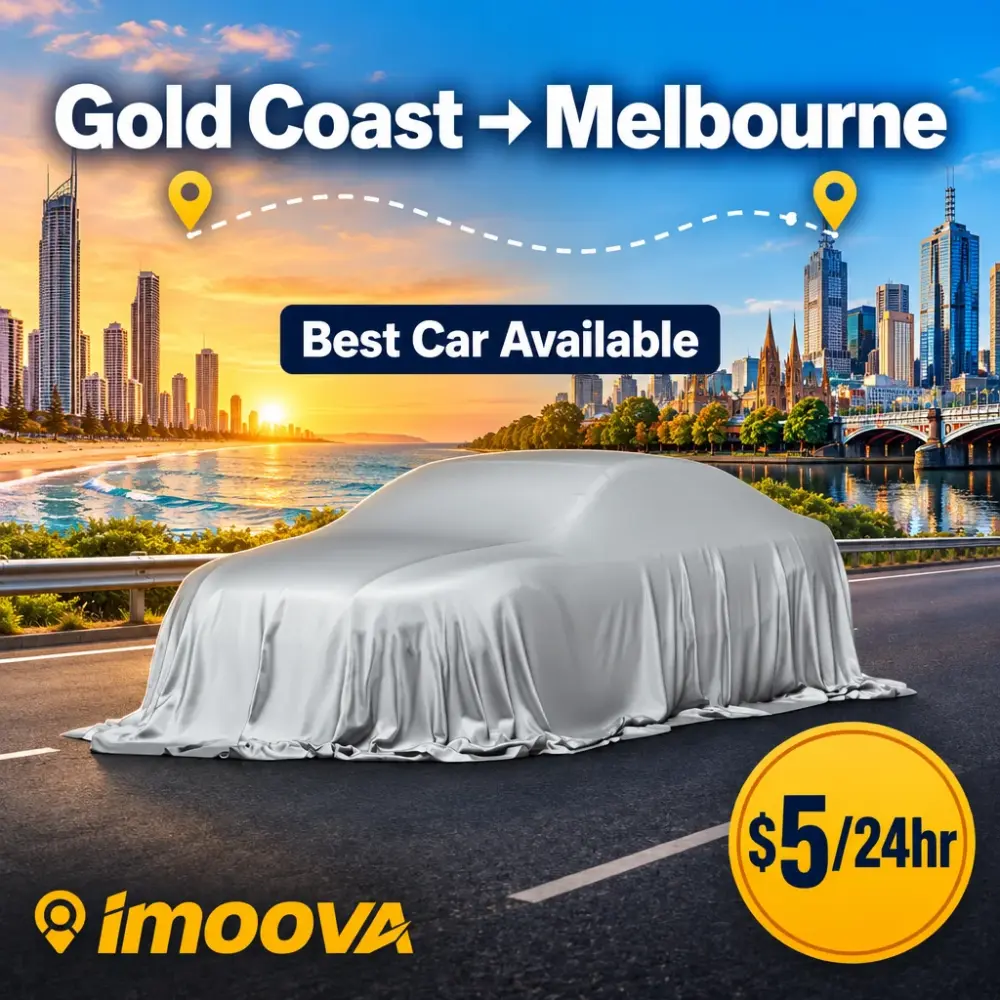 Best Car Available relocation from Gold Coast to Melbourne