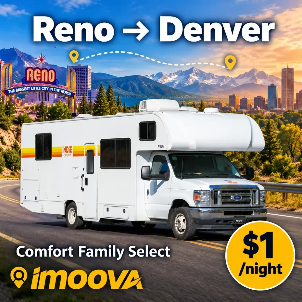 Comfort Family Select の Reno から Denver への移動