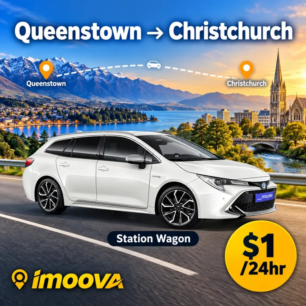 Station Wagon Umzug von Queenstown nach Christchurch