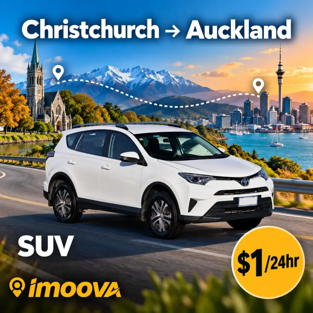 Trasloco di SUV da Christchurch a Auckland