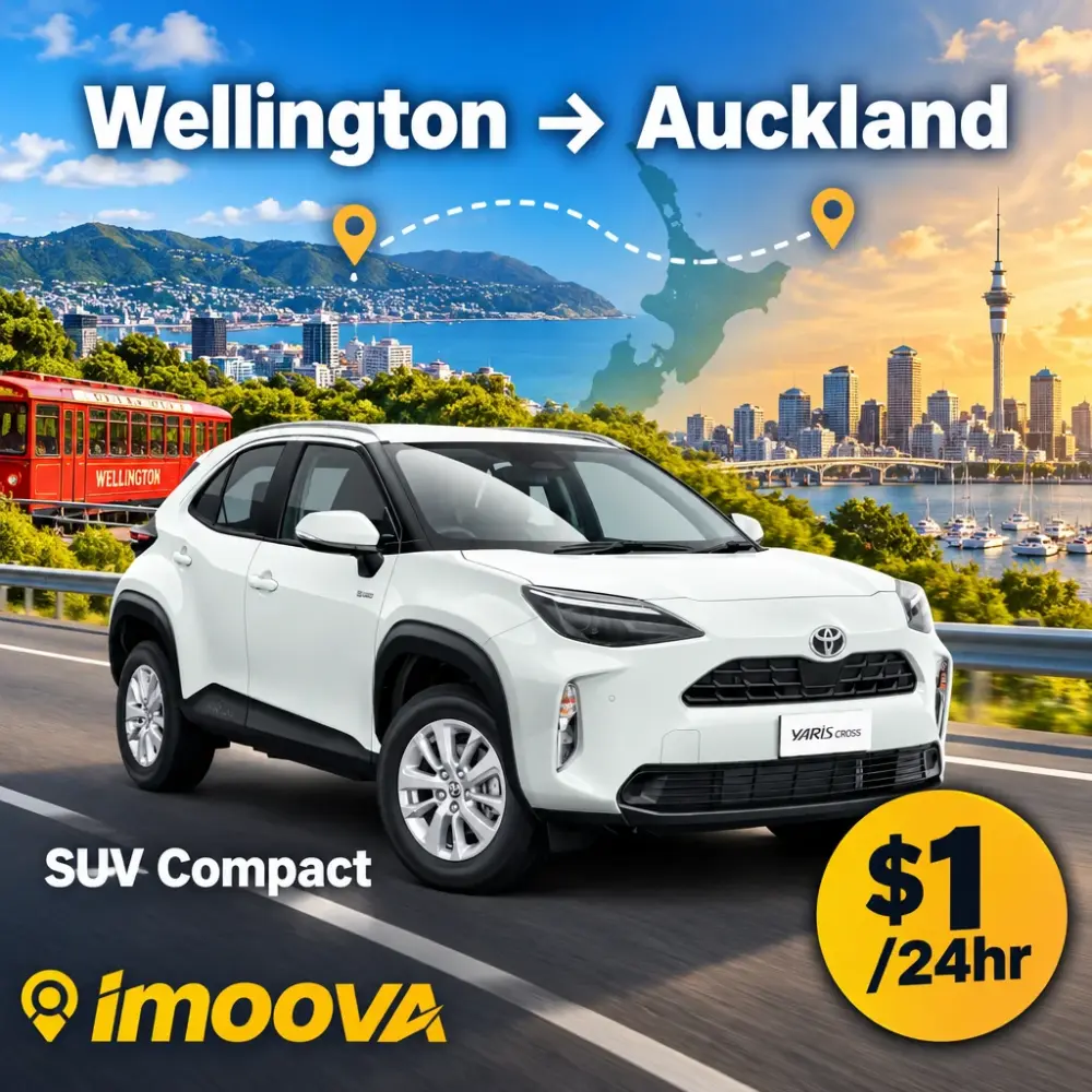 SUV Compact Umzug von Wellington nach Auckland