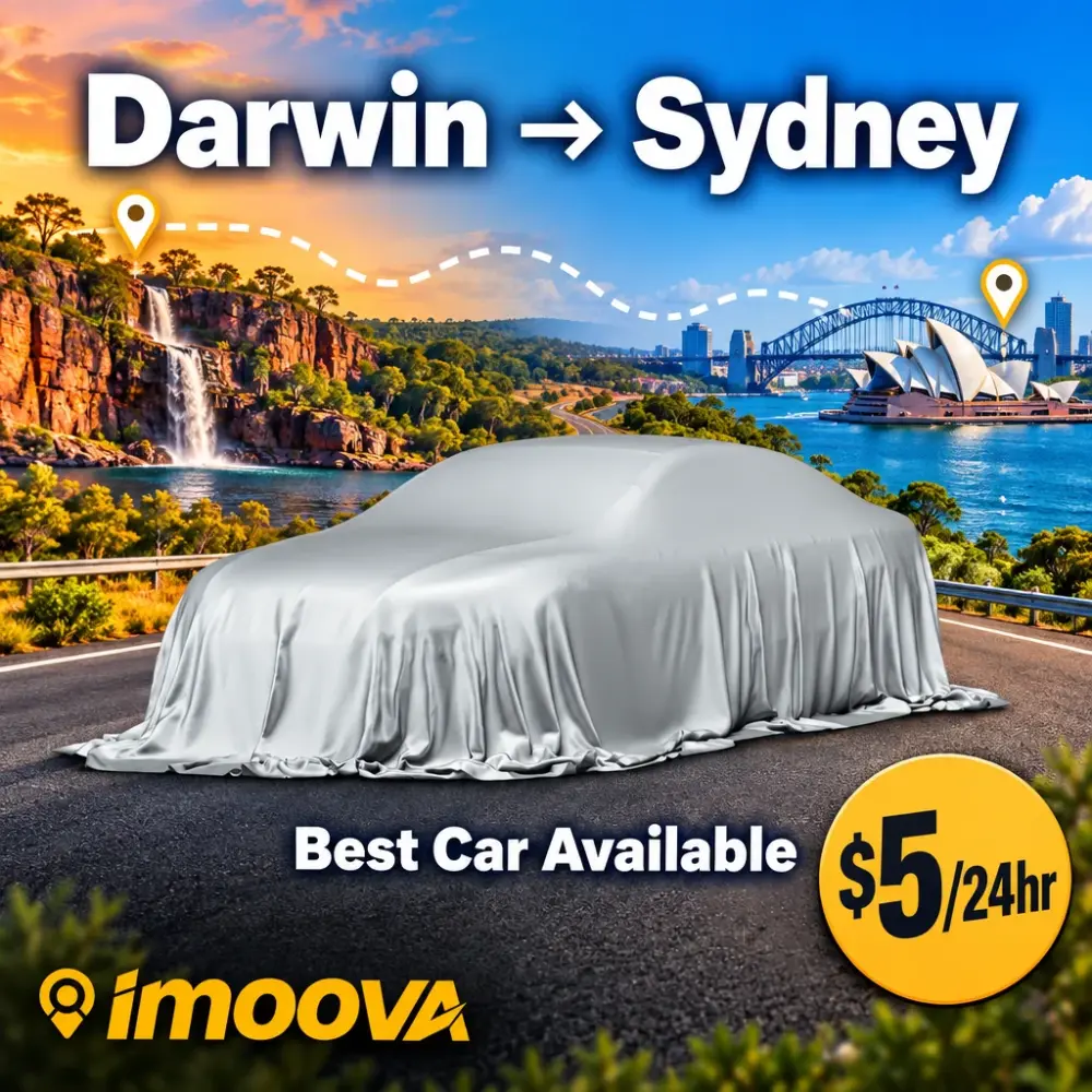 Best Car Available relocation from Darwin to Sydney