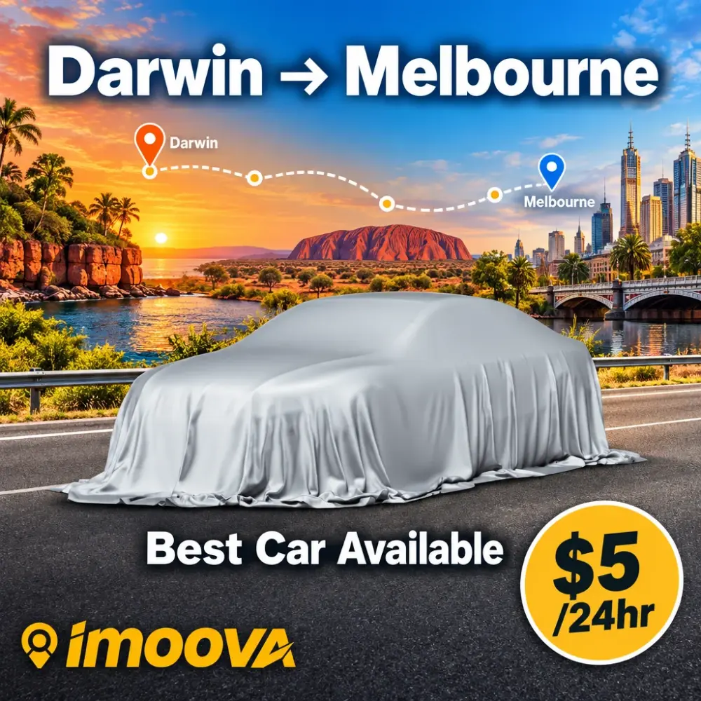 Best Car Available relocation from Darwin to Melbourne