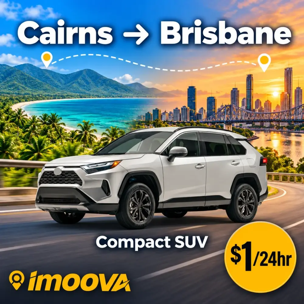 Compact SUV relocation from Cairns to Brisbane