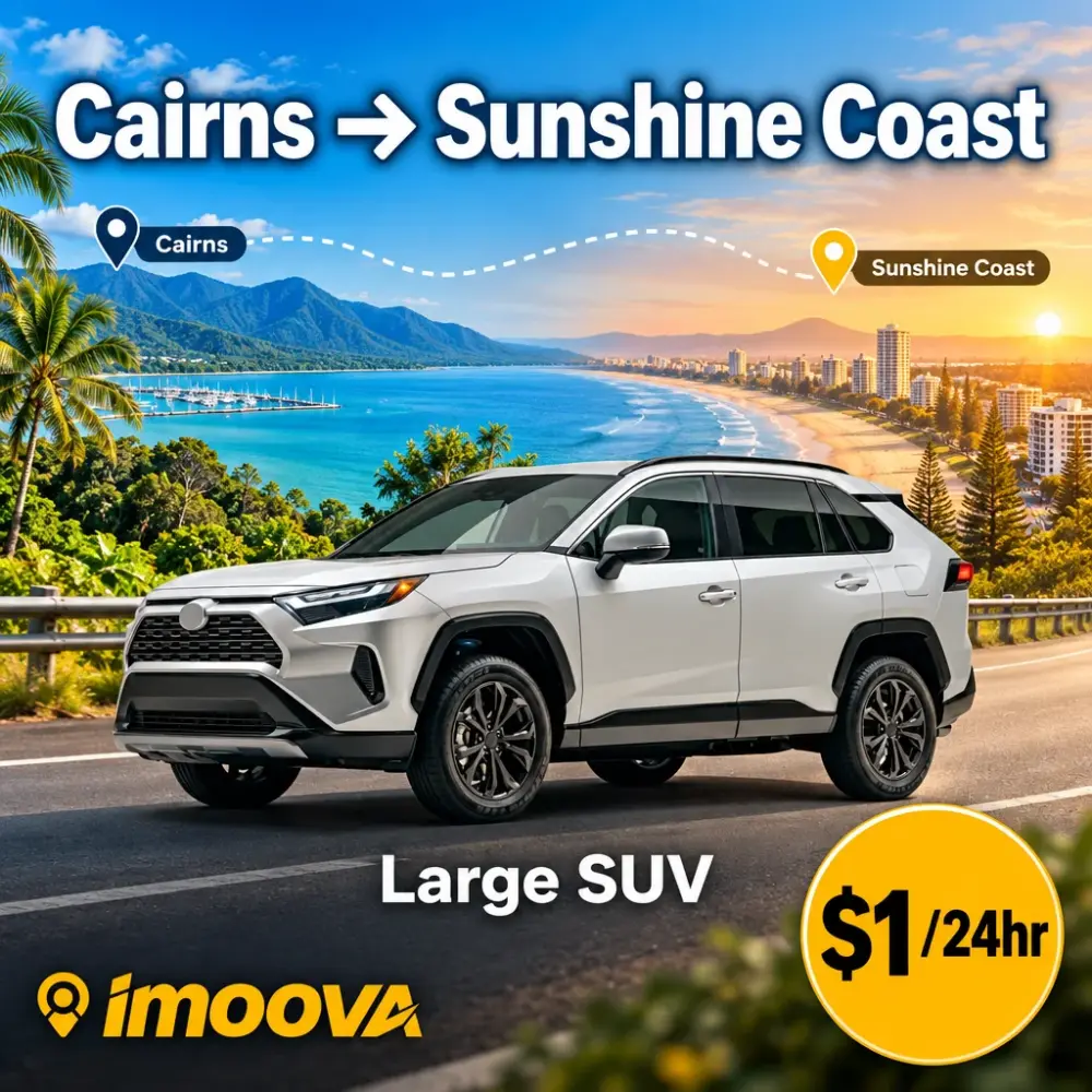 Large SUV relocation from Cairns to Sunshine Coast