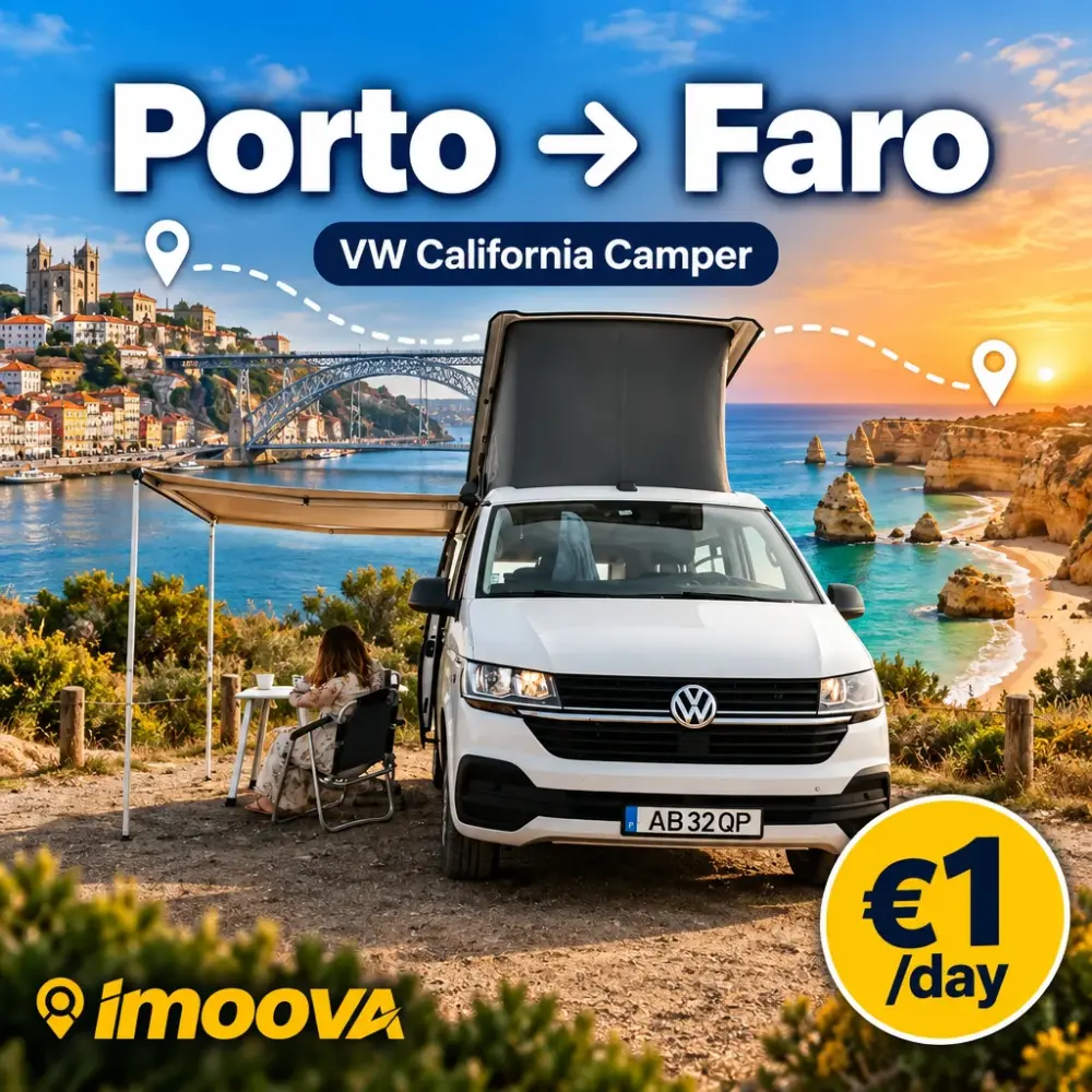 VW California Camper relocation from Porto to Faro