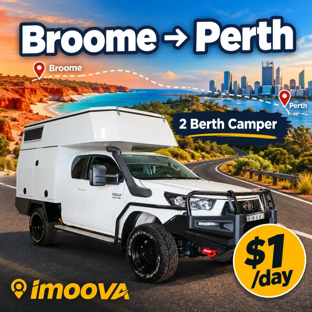 2 Berth Camper relocation from Broome to Perth