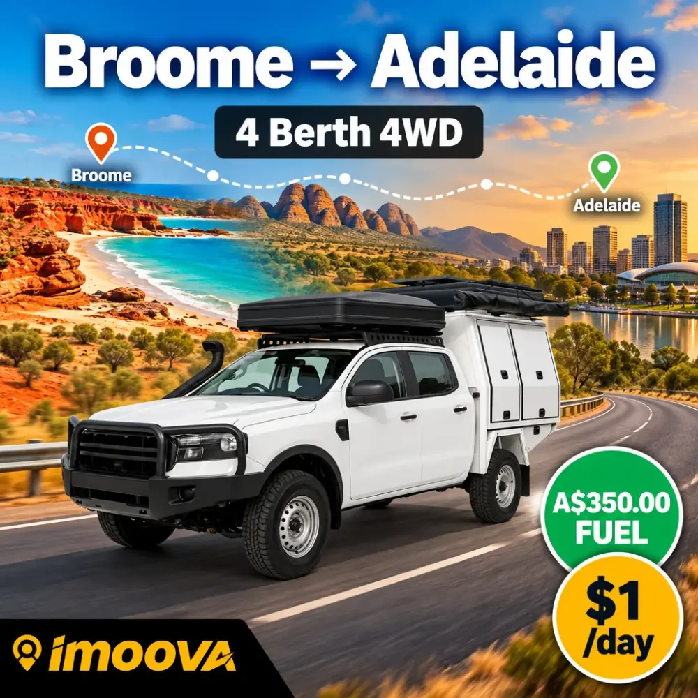 4 Berth 4WD relocation from Broome to Adelaide