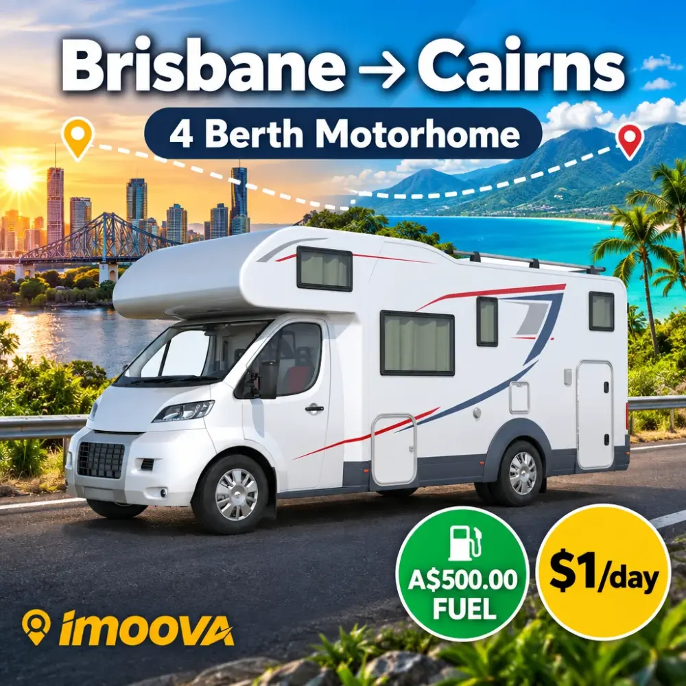 4 Berth Motorhome relocation from Brisbane to Cairns
