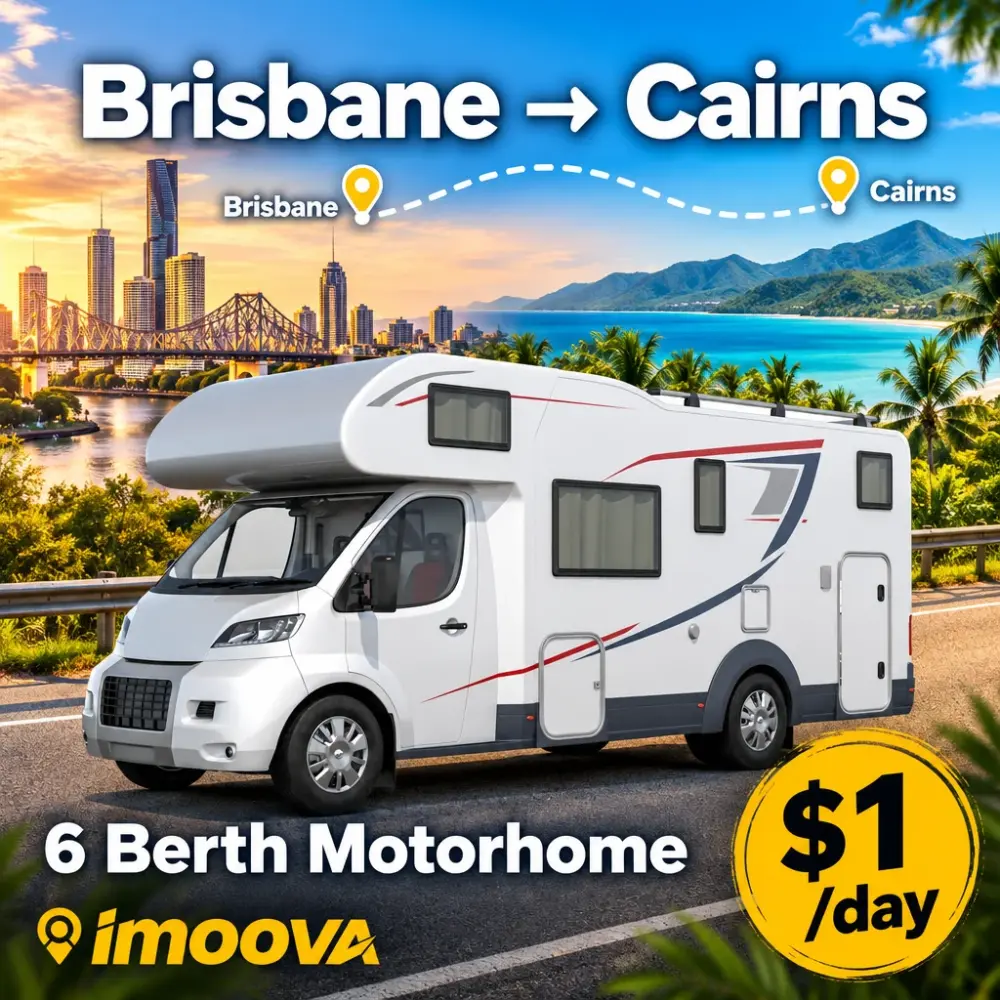 6 Berth Motorhome relocation from Brisbane to Cairns