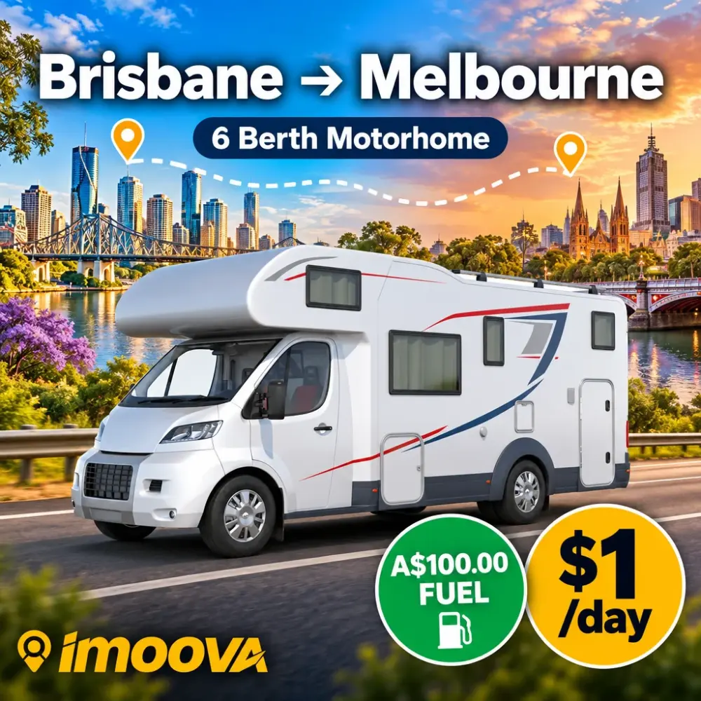 6 Berth Motorhome relocation from Brisbane to Melbourne