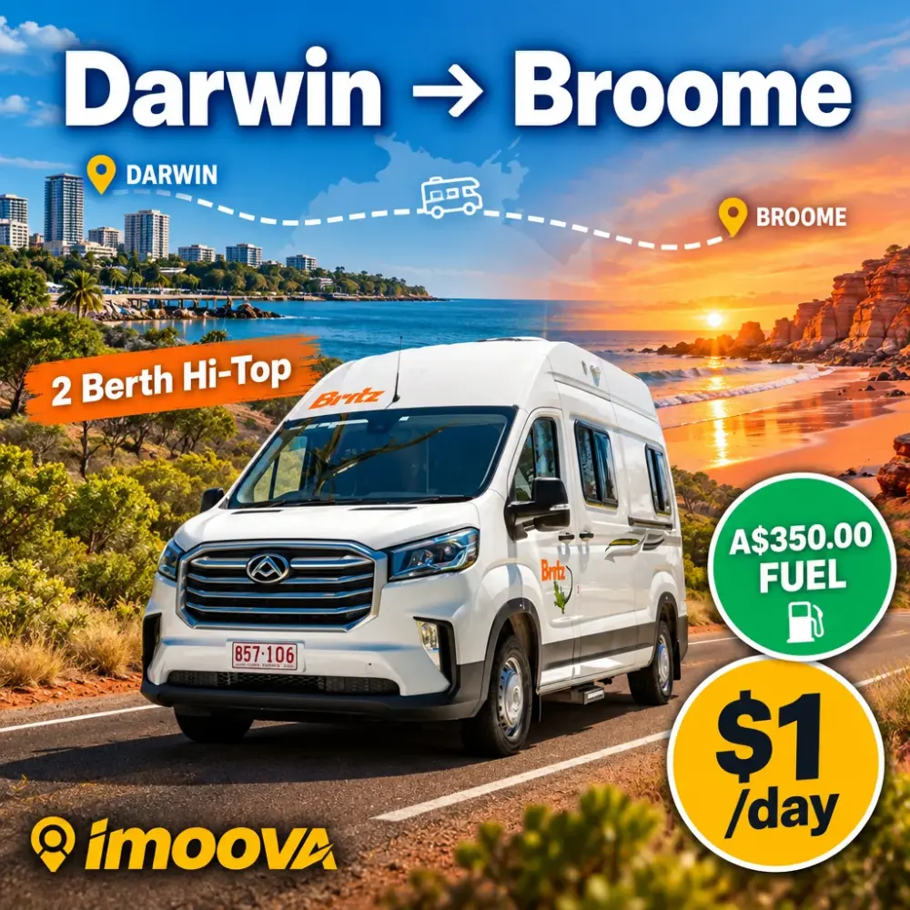 2 Berth Hi-Top relocation from Darwin to Broome