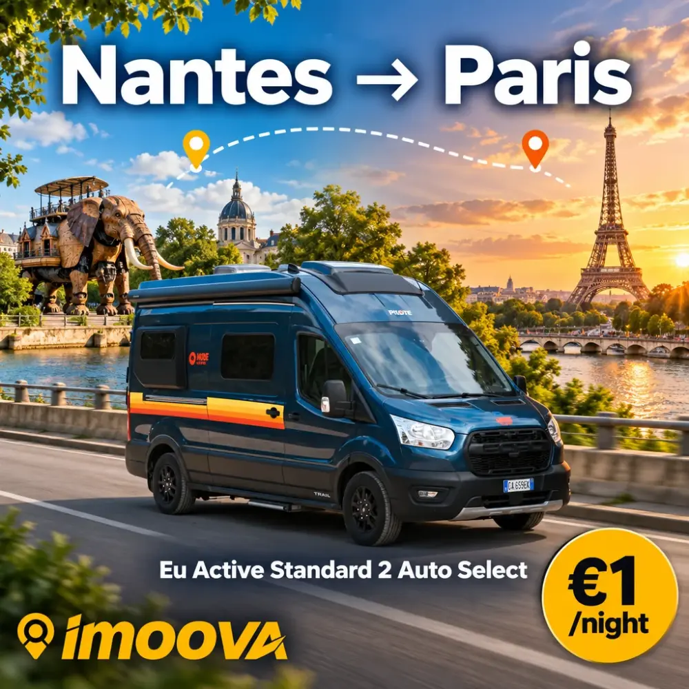 Eu Active Standard 2 Auto Select relocation from Nantes to Paris