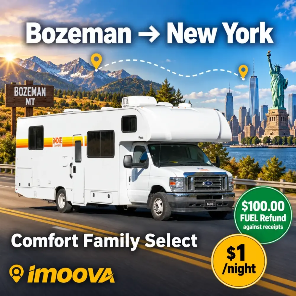 Comfort Family Select 从 Bozeman 到 New York 的搬迁