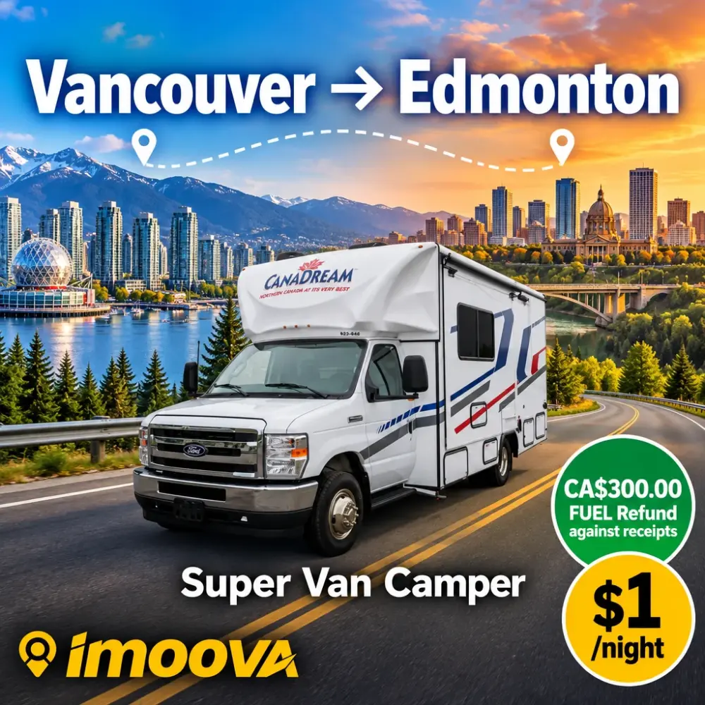 Super Van Camper relocation from Vancouver to Edmonton