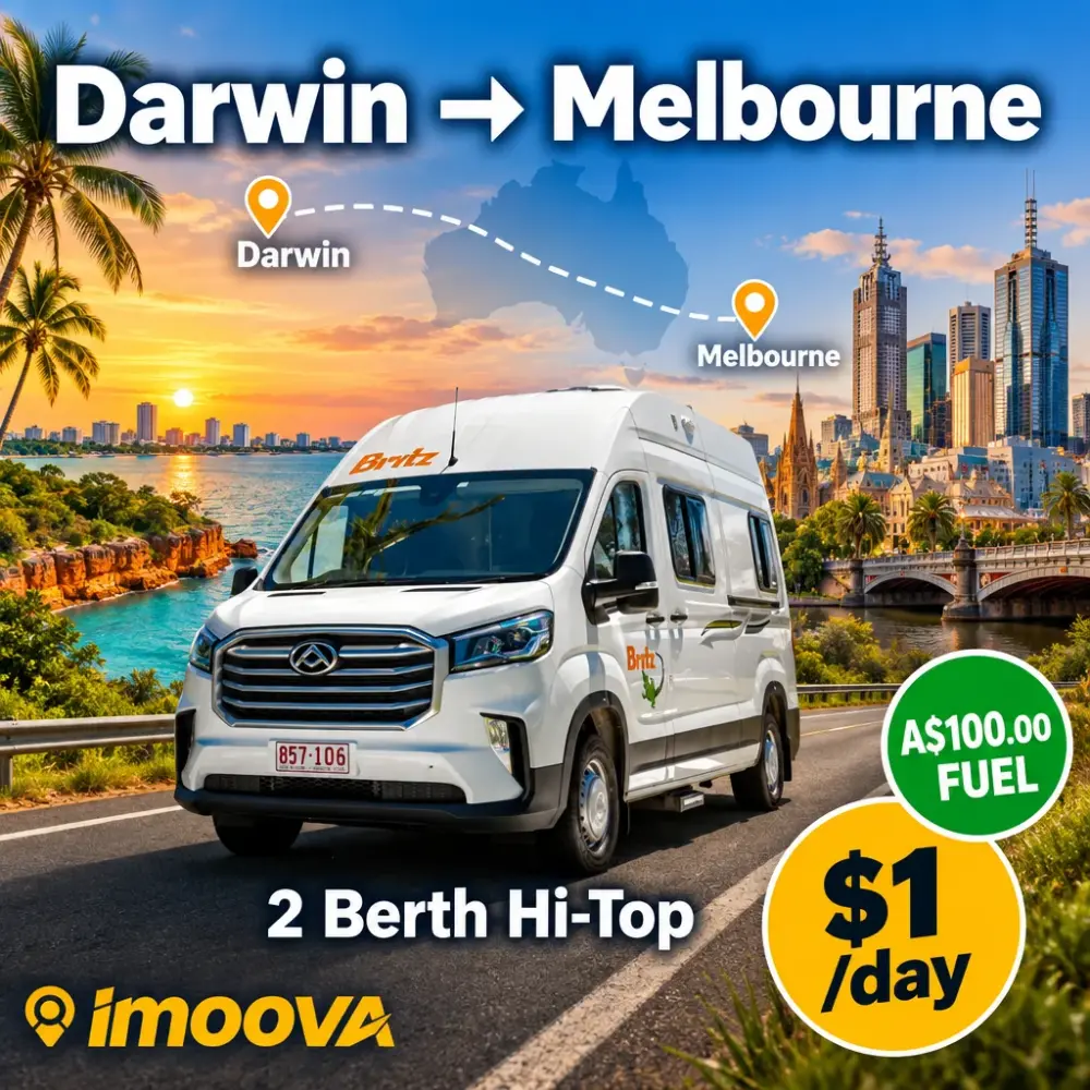 2 Berth Hi-Top relocation from Darwin to Melbourne