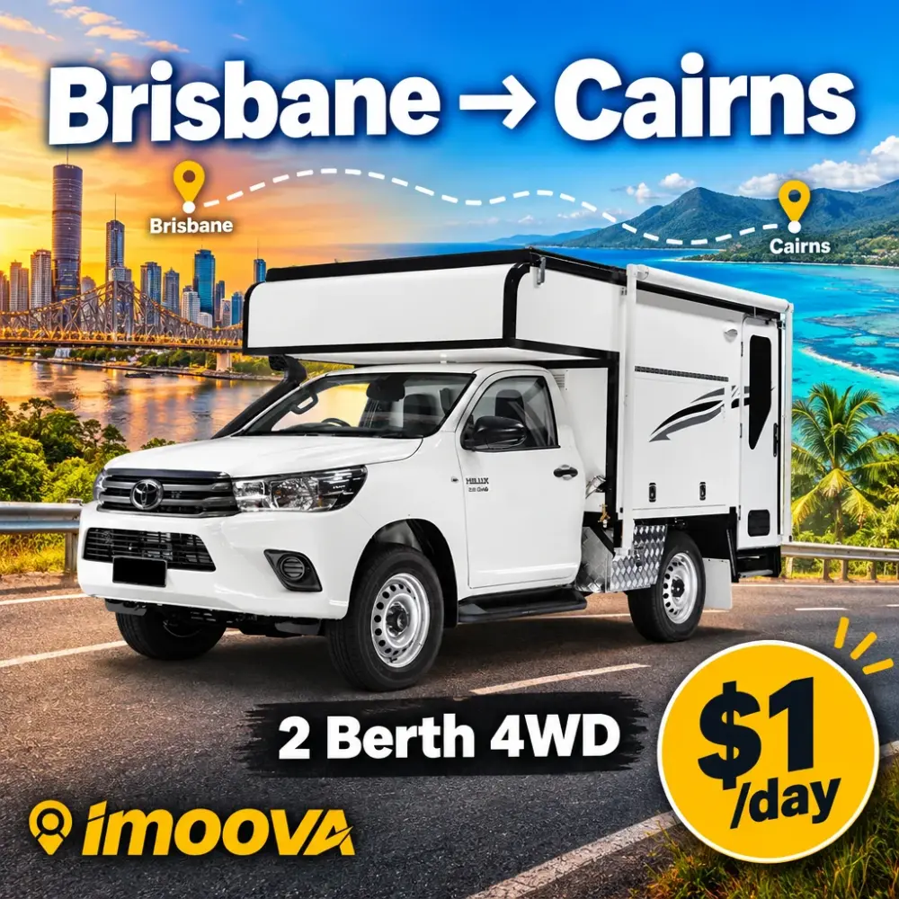 Trasloco di 2 Berth 4WD da Brisbane a Cairns