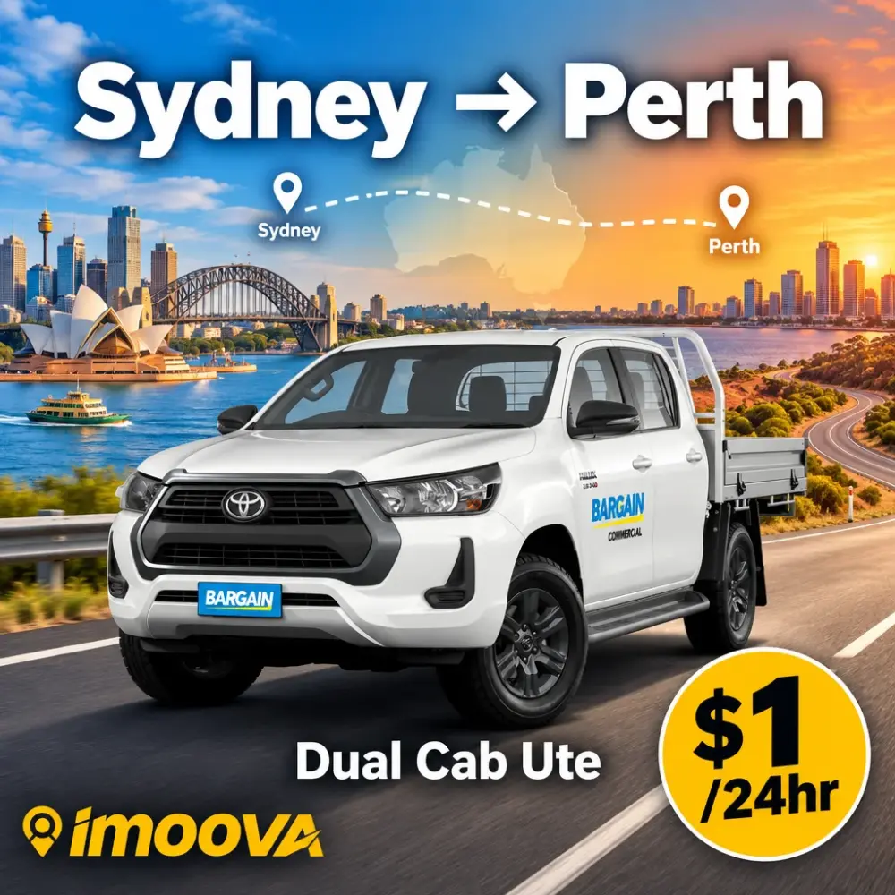 Dual Cab Ute relocation from Sydney to Perth