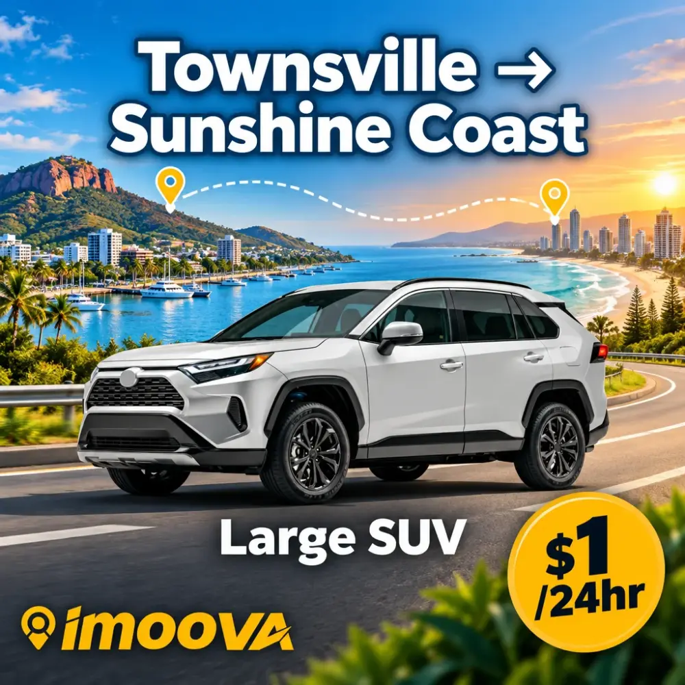 Large SUV relocation from Townsville to Sunshine Coast