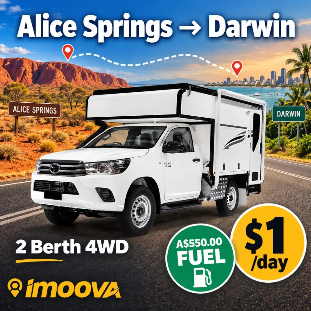 2 Berth 4WD relocation from Alice Springs to Darwin