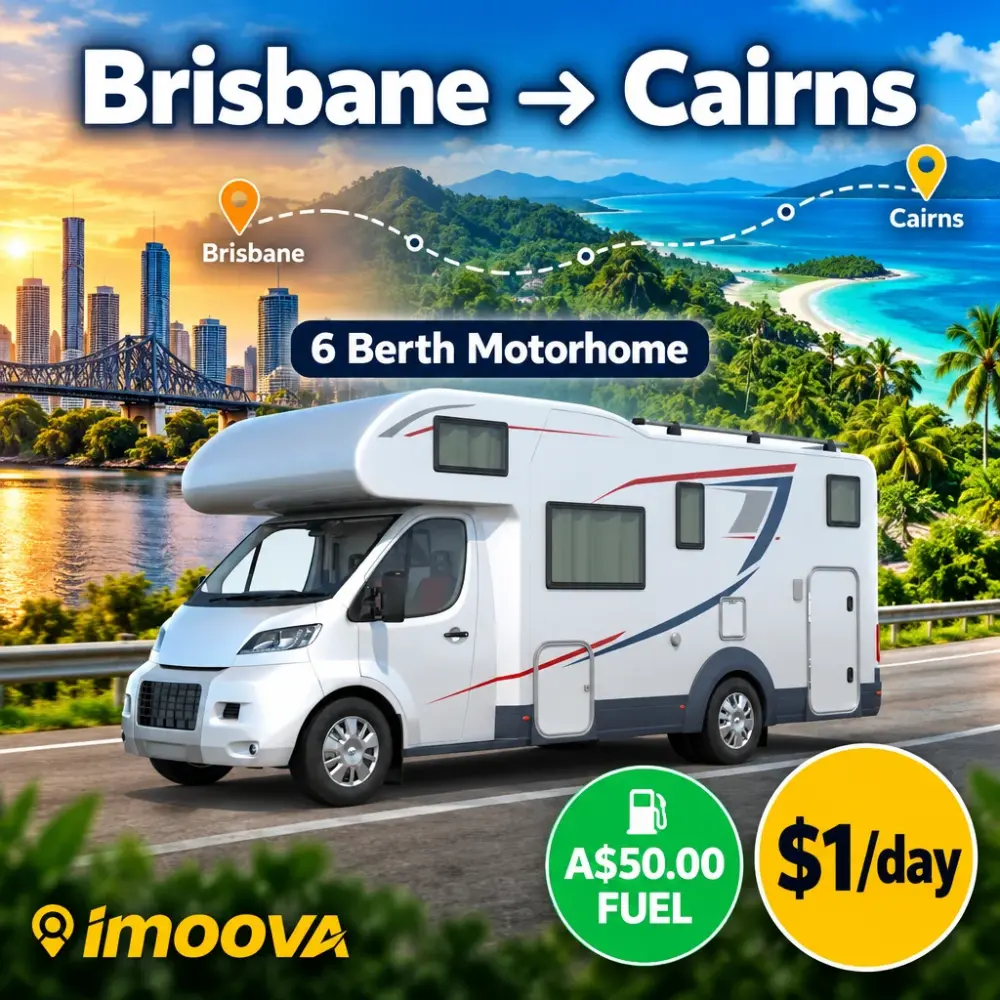 6 Berth Motorhome relocation from Brisbane to Cairns