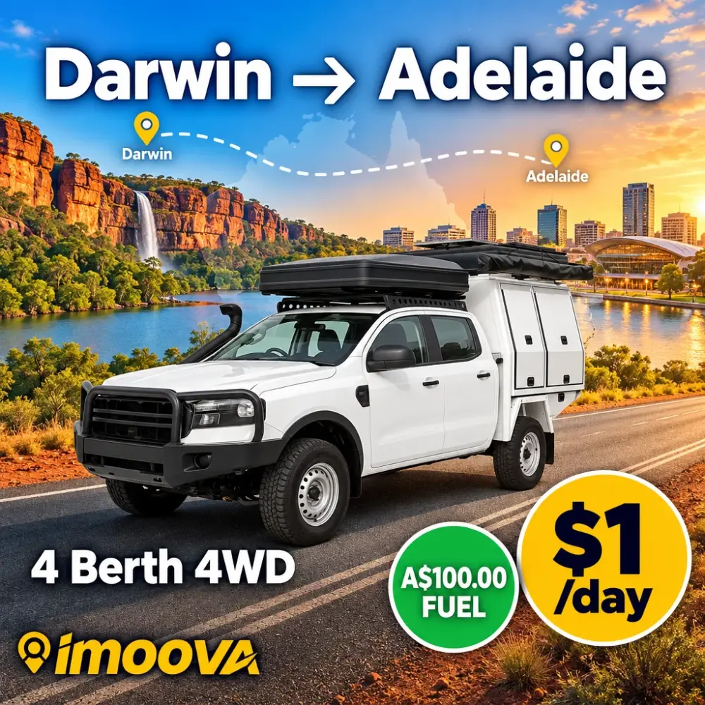 4 Berth 4WD relocation from Darwin to Adelaide