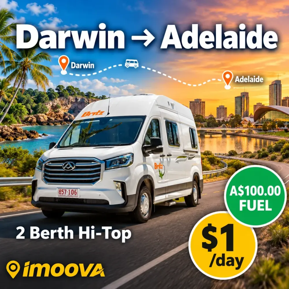 2 Berth Hi-Top relocation from Darwin to Adelaide