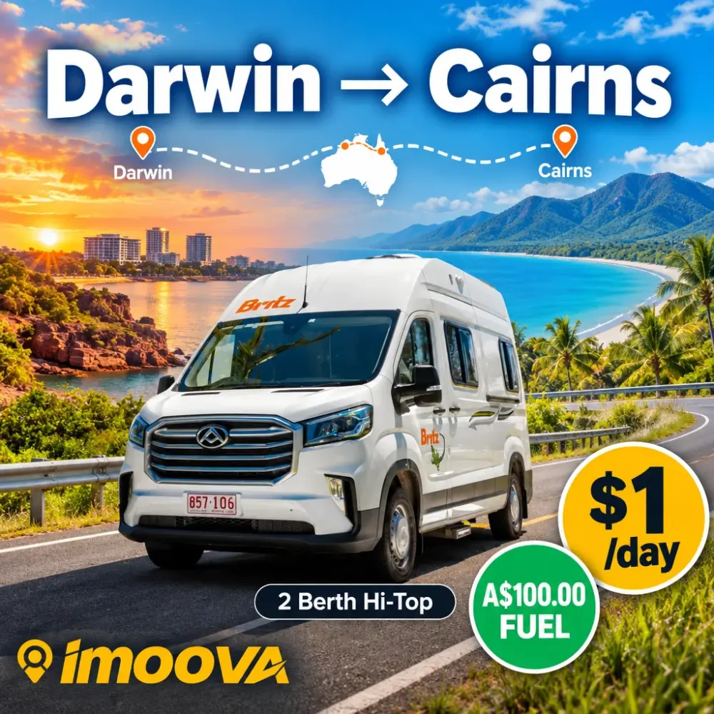 2 Berth Hi-Top relocation from Darwin to Cairns