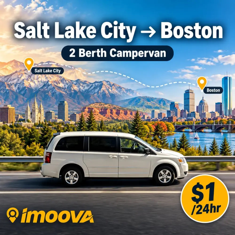 2 Berth Campervan relocation from Salt Lake City to Boston