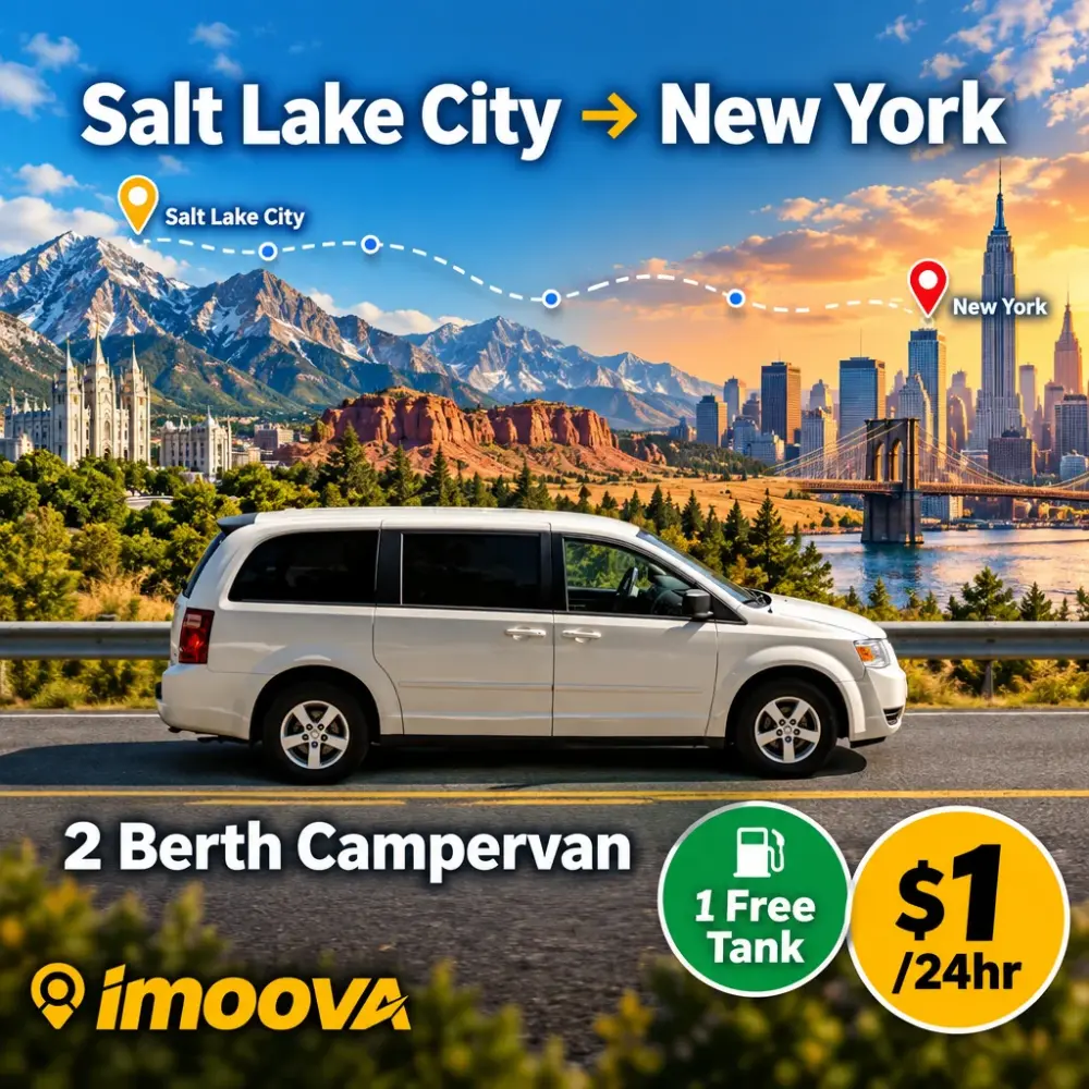 2 Berth Campervan relocation from Salt Lake City to New York