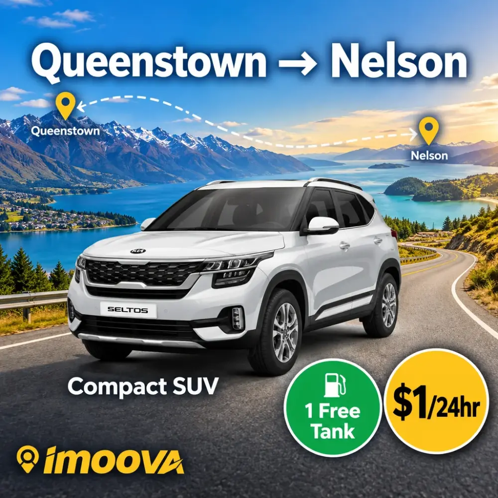 Compact SUV relocation from Queenstown to Nelson