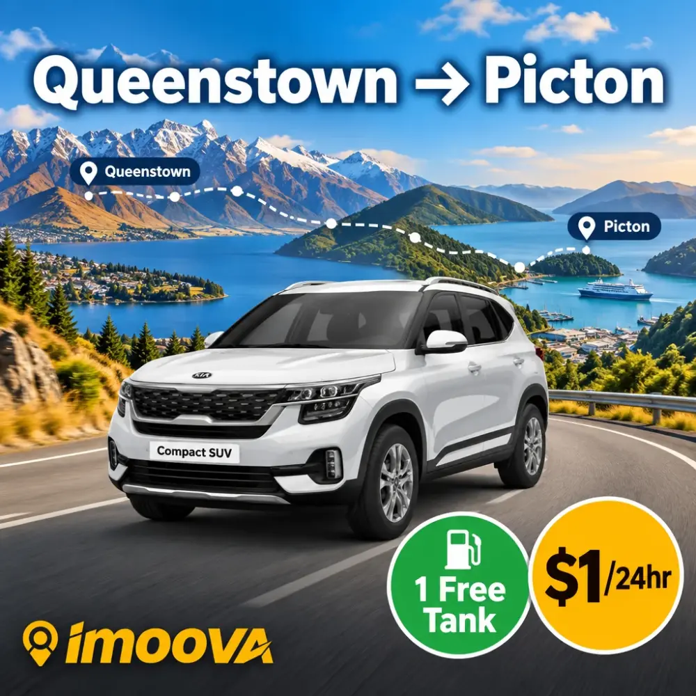 Compact SUV relocation from Queenstown to Picton
