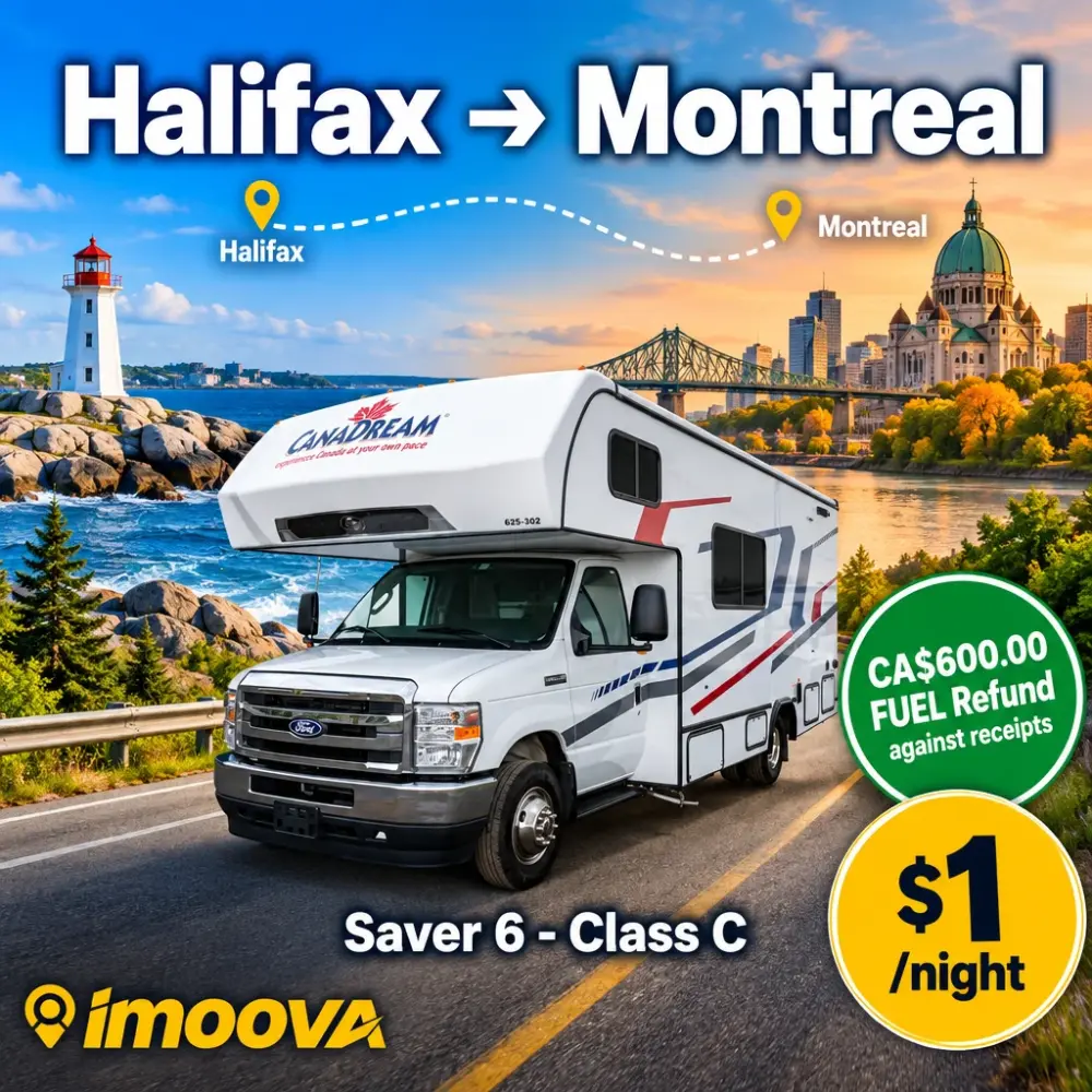 Relocalisation de Saver 6 - Class C de Halifax à Montreal