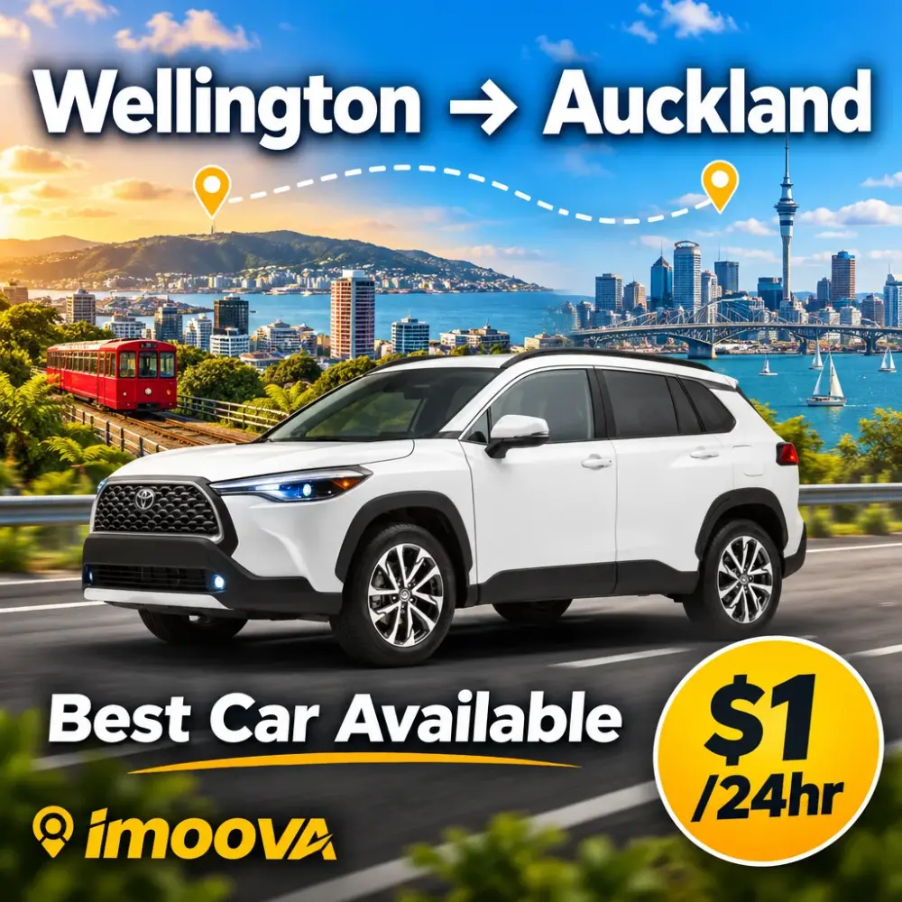 Best Car Available relocation from Wellington to Auckland
