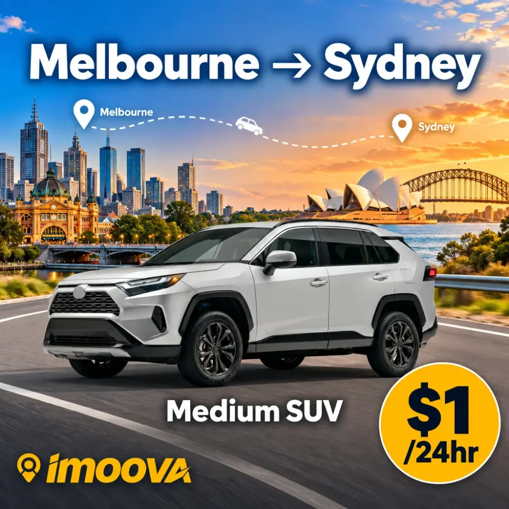 Medium SUV relocation from Melbourne to Sydney