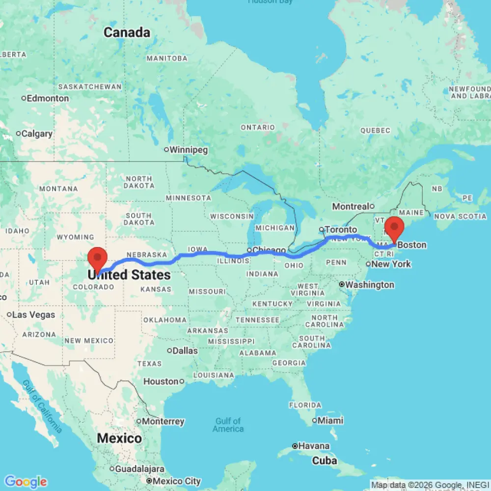 2 Berth Campervan relocation from Denver to Boston