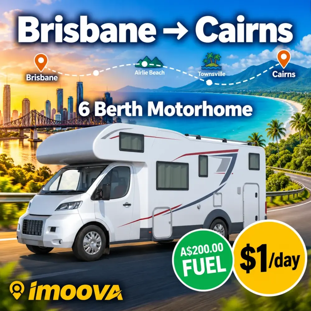 6 Berth Motorhome relocation from Brisbane to Cairns