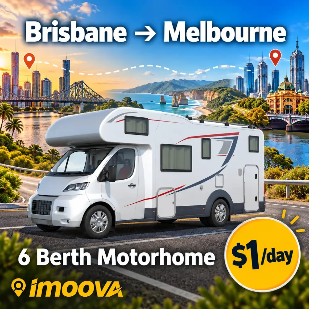 6 Berth Motorhome relocation from Brisbane to Melbourne