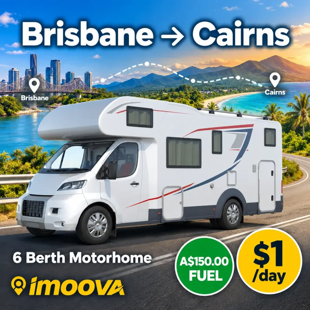 6 Berth Motorhome relocation from Brisbane to Cairns