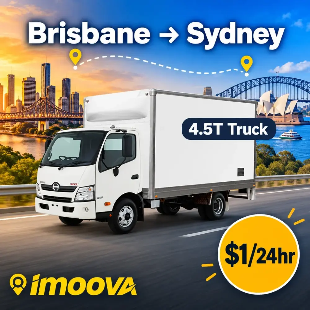 4.5T Truck relocation from Brisbane to Sydney