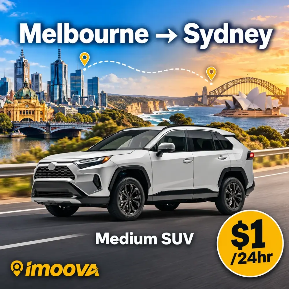 Medium SUV relocation from Melbourne to Sydney