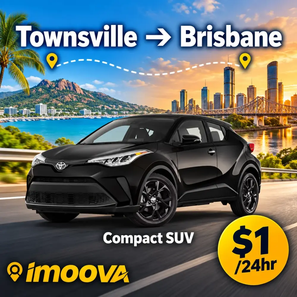 Compact SUV relocation from Townsville to Brisbane
